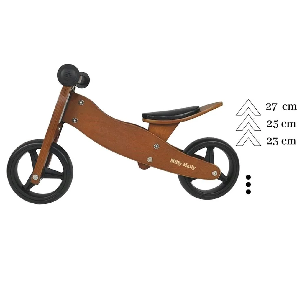 Detské multifunkčné odrážadlo bicykel 2v1 Milly Mally JAKE Bob ,
