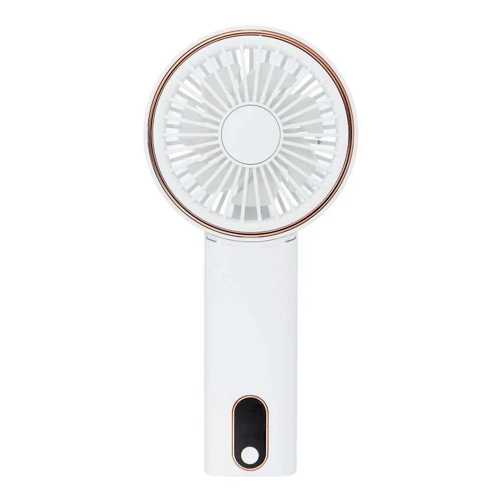 Prenosný ventilátor s displejom, biely
