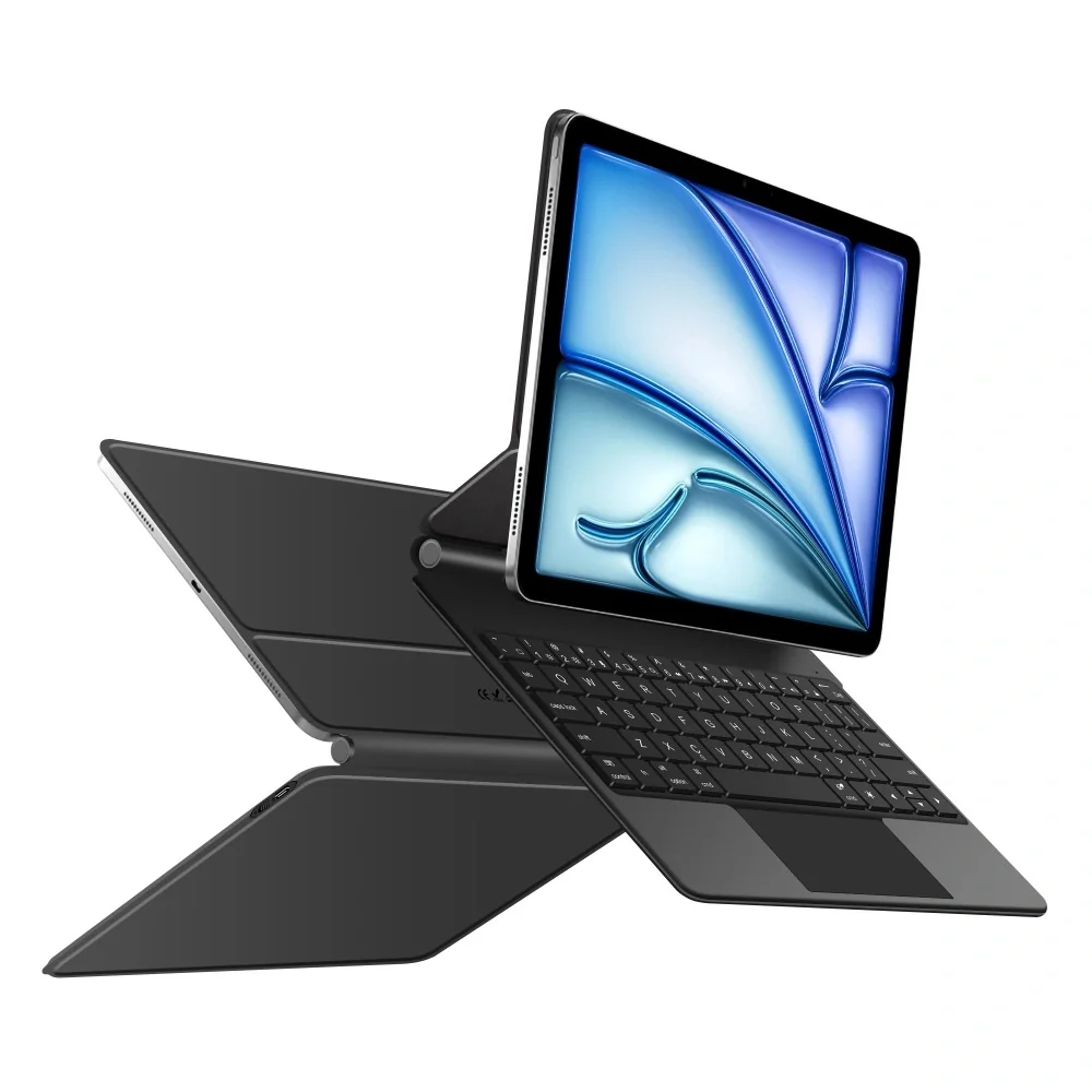 Tech-Protect Smartcase Magnetic puzdro s klávesnicou na iPad Air 10.9'' 4-5gen 2020-2022 / 11'' 6-8gen 2024-2026, čierne ' 4-5gen 2020-2022 / 11'' 6-8gen 2024-2026, čierne
