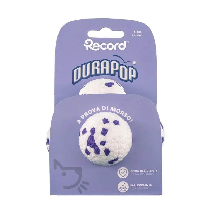 Hračka pre psov DURAPOP atom biela, fialová