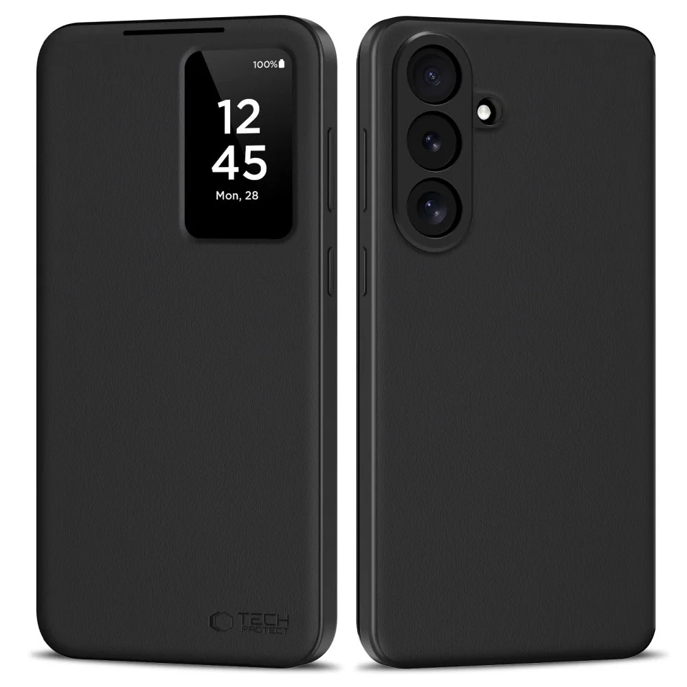 Tech-Protect Smart Wallet knižkové puzdro na Samsung Galaxy S26 FE, čierne