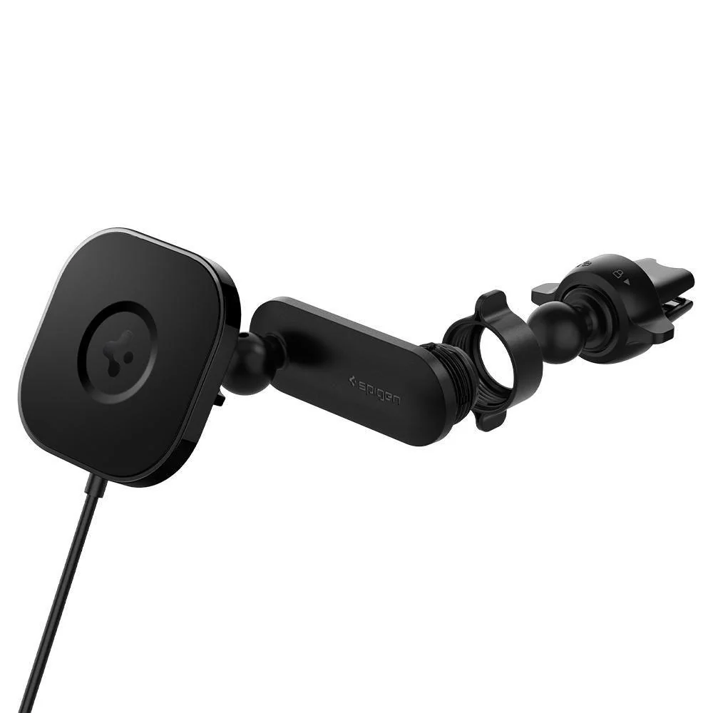 Spigen ITS12W MagSafe magnetický držiak na mobil do auta 7.5W, čierny