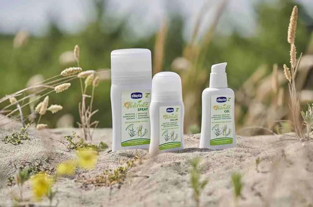 CHICCO Sprej proti komárom ochranný a osviežujúci 95% prírodných zložiek 100ml, 2m+ 1×100 ml, sprej proti komárom