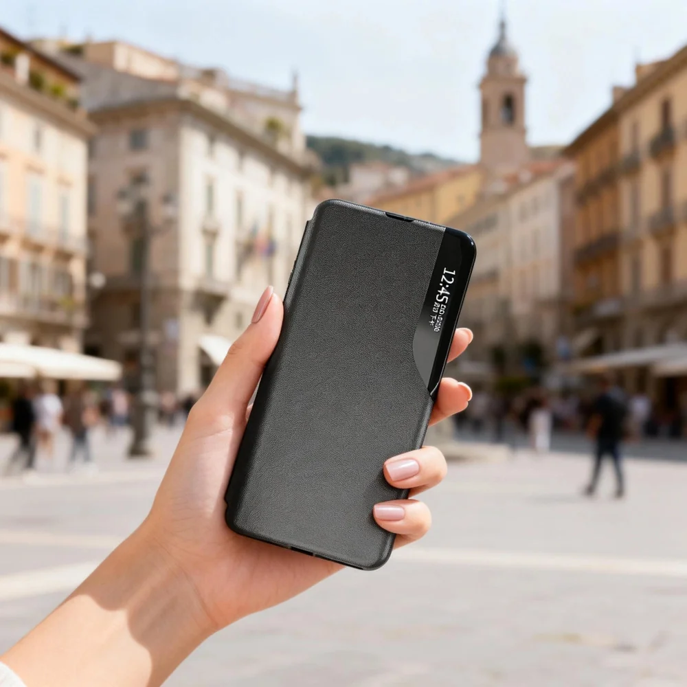 Tech-Protect Smart View knižkové puzdro na Samsung Galaxy A37 5G, čierne ne