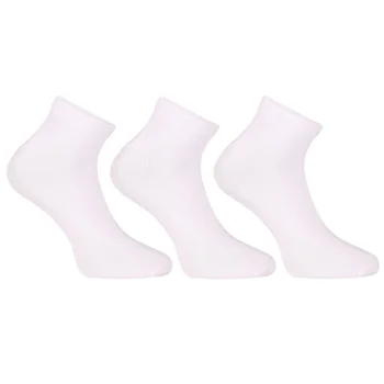 3PACK ponožky nízke bambusové biele (3PBN02) M