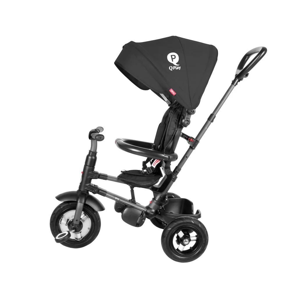 Trojkolka Rito air gel (Rubber) Black, vek 10-72 mesiacov