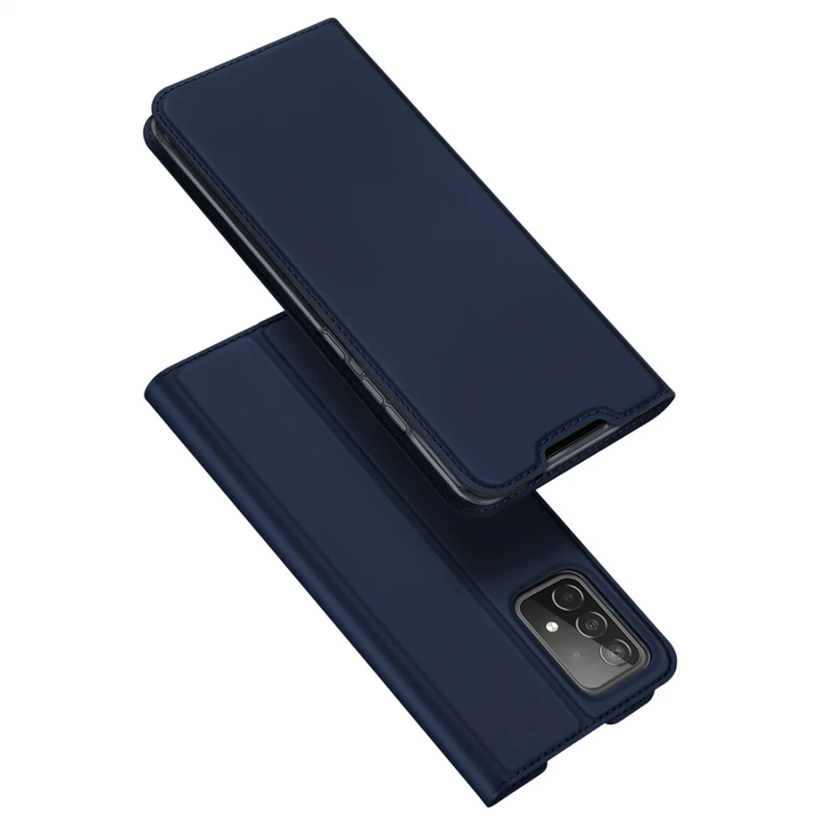 Dux Ducis Skin Pro knižkové kožené puzdro na Samsung Galaxy A73, modré