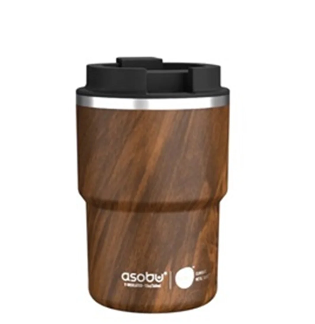 MINI PICK-UP cestovný termohrnček WOOD 350 ml Cestovný termohrnček