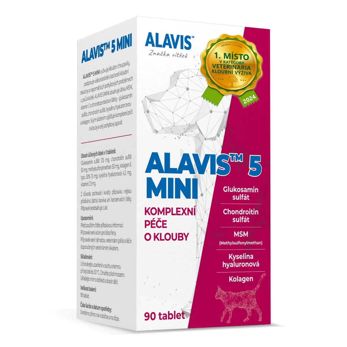 ALAVIS 5 MINI 1×90 tbl, veterinárny prípravok