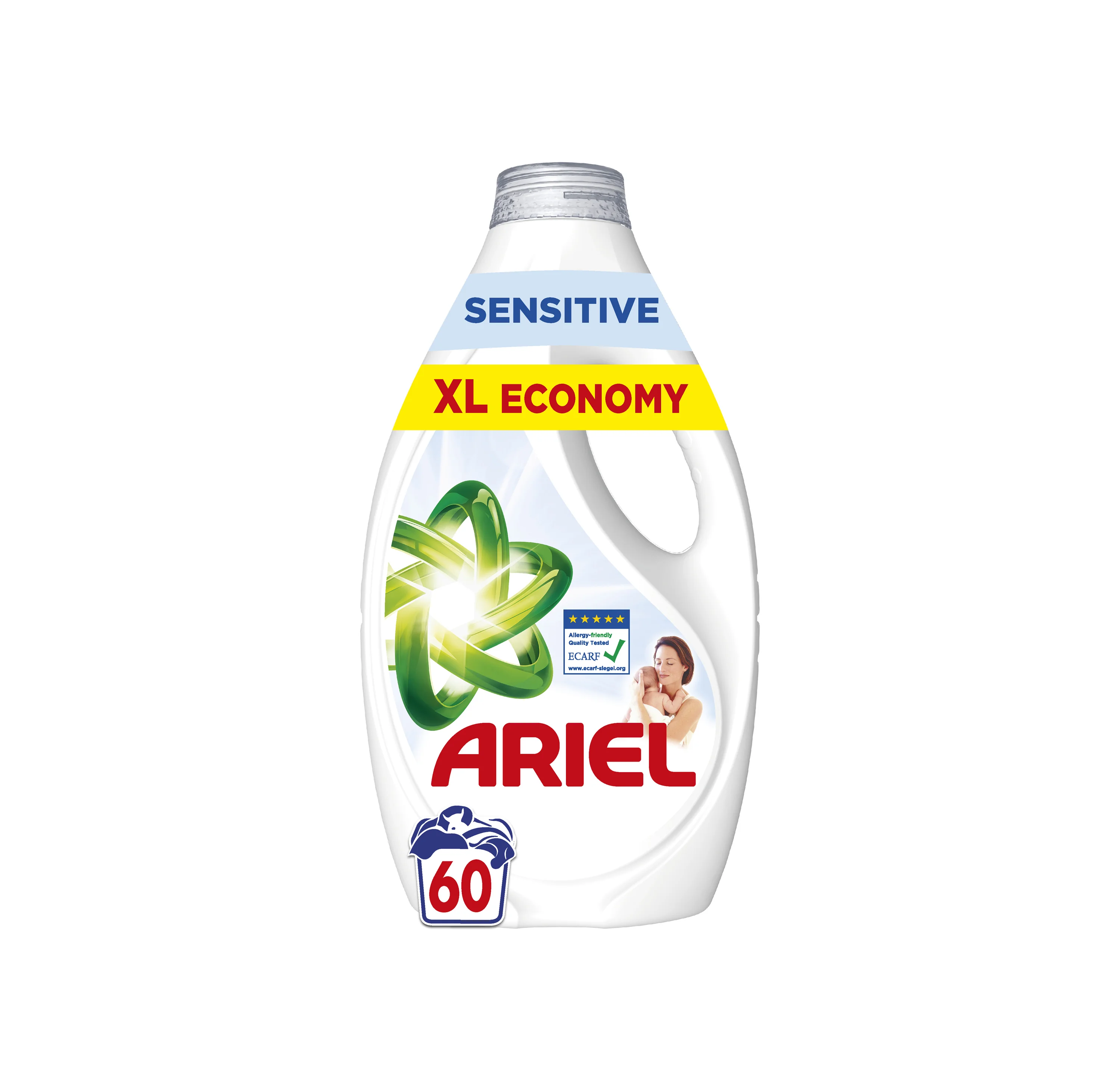 Ariel Sensitive prací gél, 60 praní 2700 ml