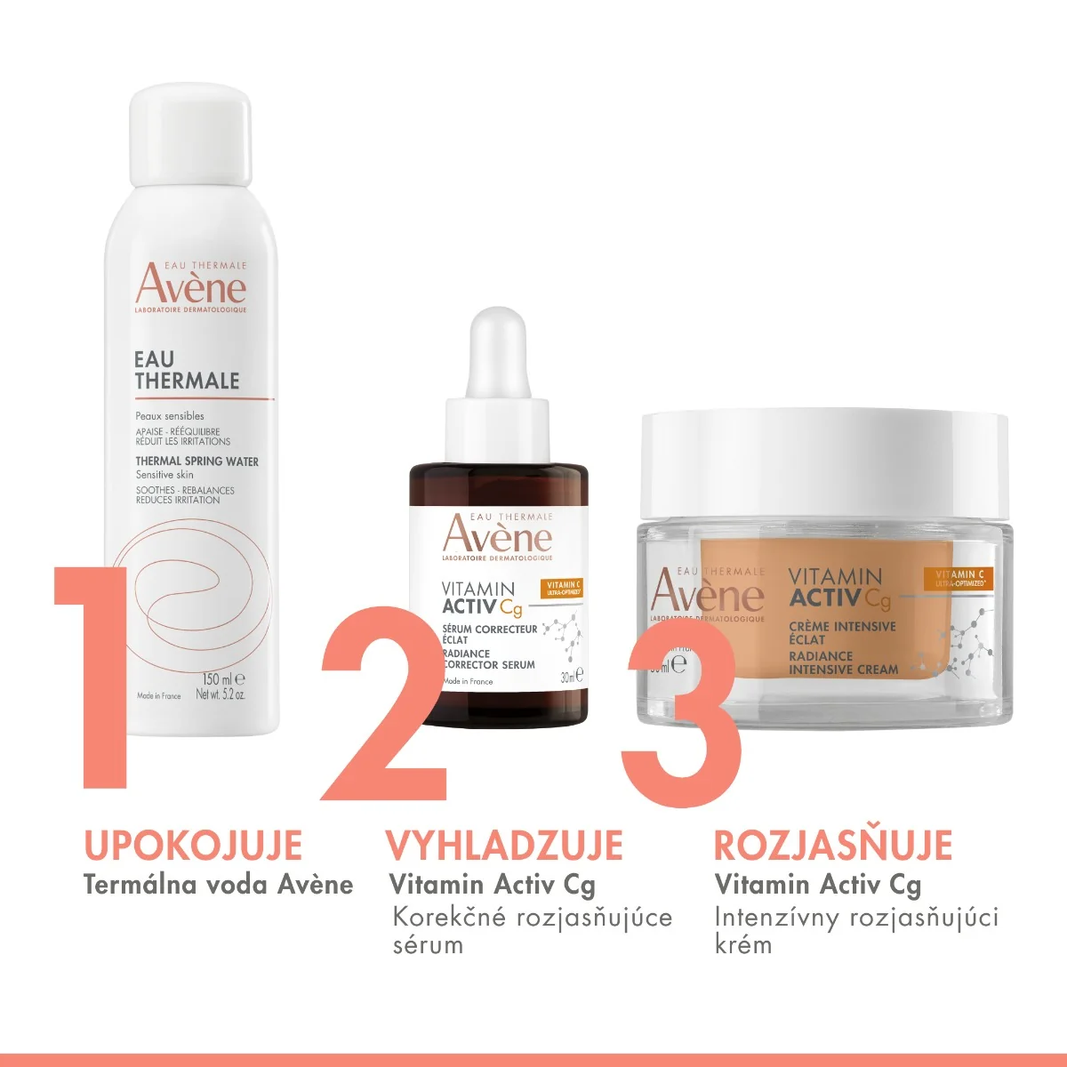 Avène Vitamin Activ Cg Korekčné rozjasňujúce sérum 30 ml
