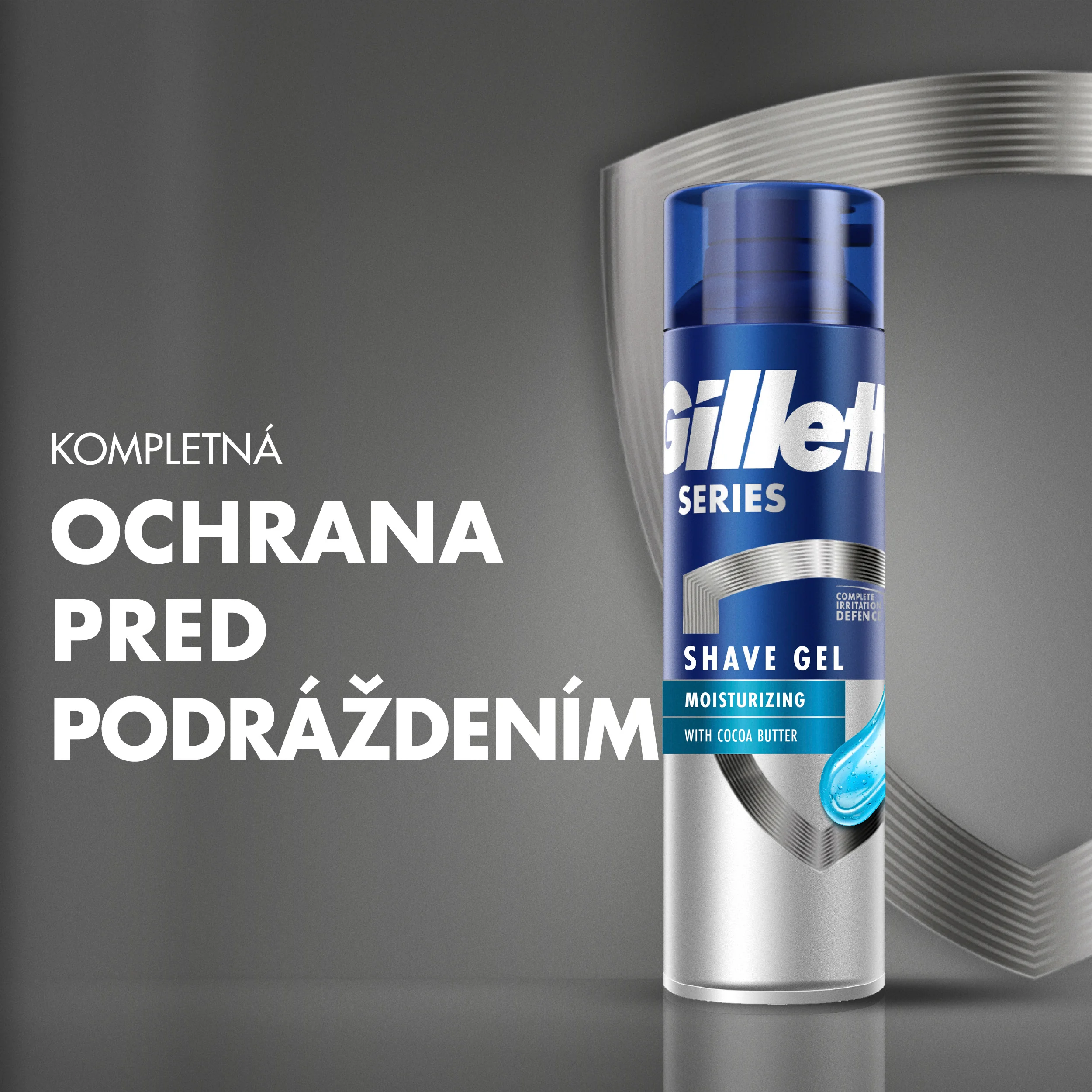 Gillette Series gél na holenie s kakaovým maslom 200 ml