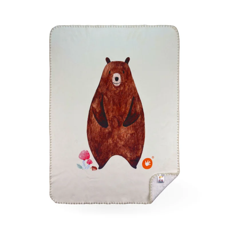 XKKO LUX Španielska detská deka - Bear, 75x100