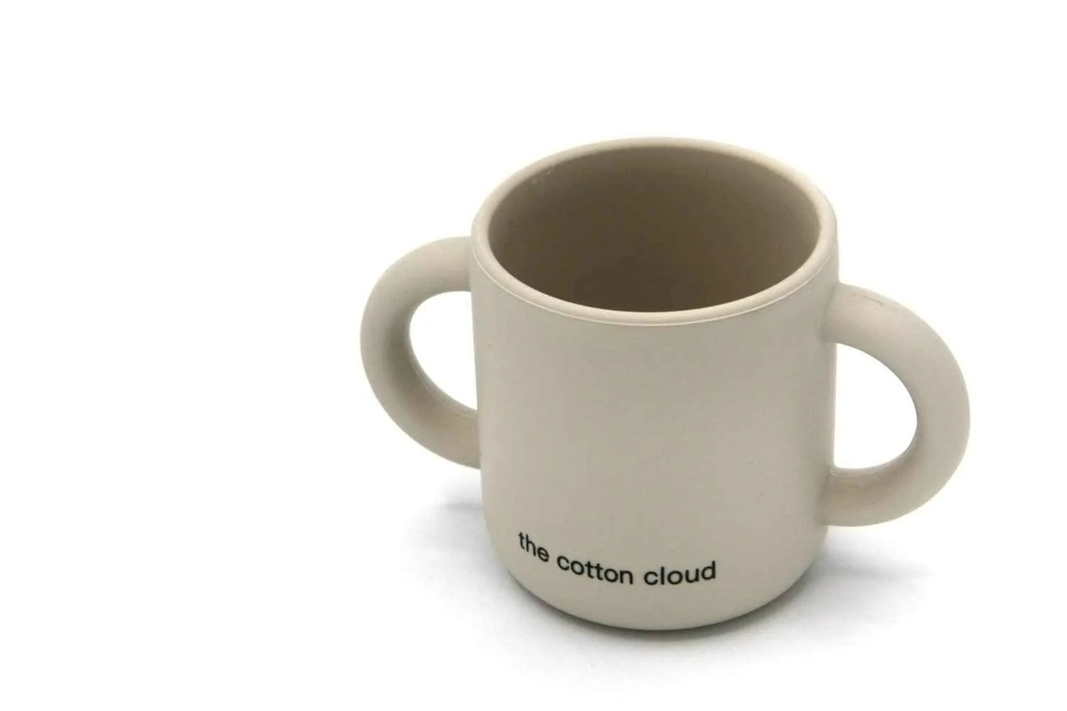 THE COTTON CLOUD Silikónový pohár Sand 1×1 ks, silikónový pohár