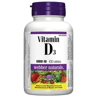 Webber Naturals Vitamín D3 1000 IU