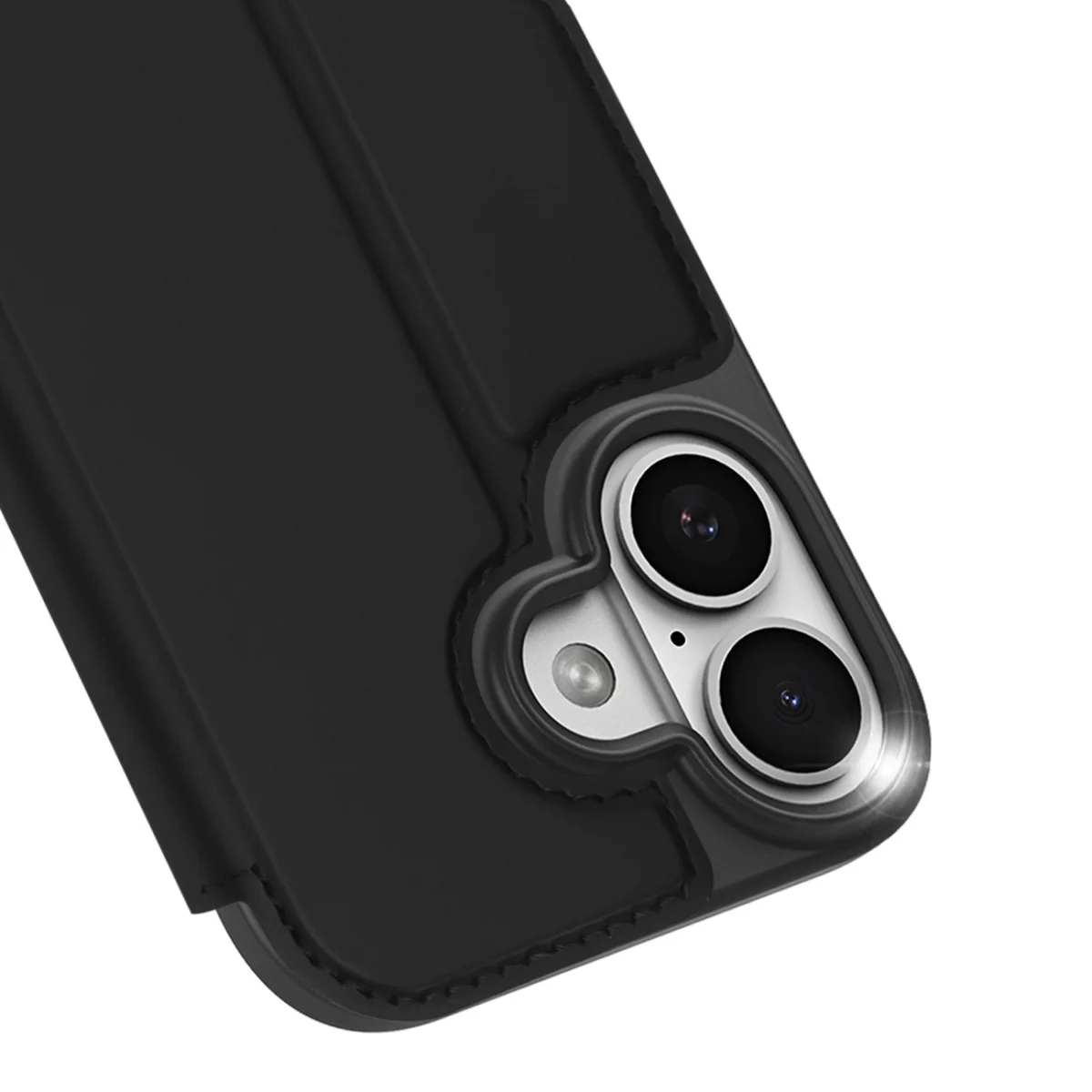 Dux Ducis Skin Pro knižkové puzdro na iPhone 17, čierne