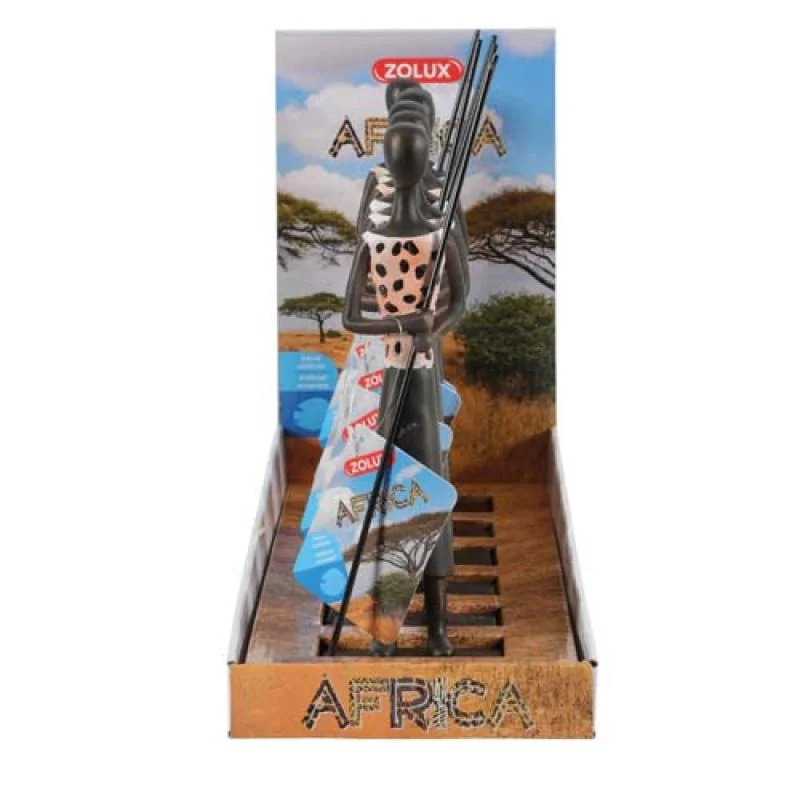 ZOLUX Dekorácia do akvárií s africkou tematikou- strážca L 75x37x265mm