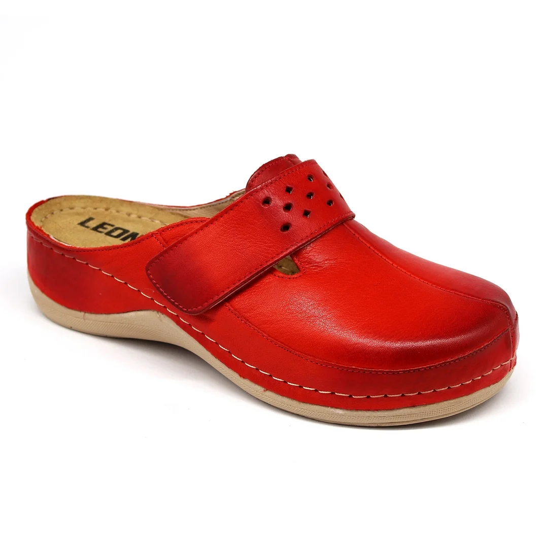 Leon 902 Dámska zdravotná celokožená obuv 42 - 26,5 cm, čierna, 4,5 cm