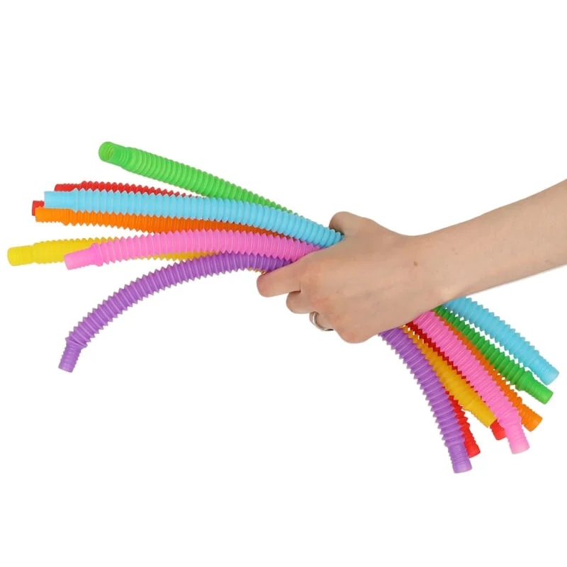 Montessori senzorické trubice (Pop Tubes) – 8 ks