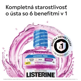 LISTERINE® TOTAL CARE INTENSE BEZ ALKOHOLU 500 ml