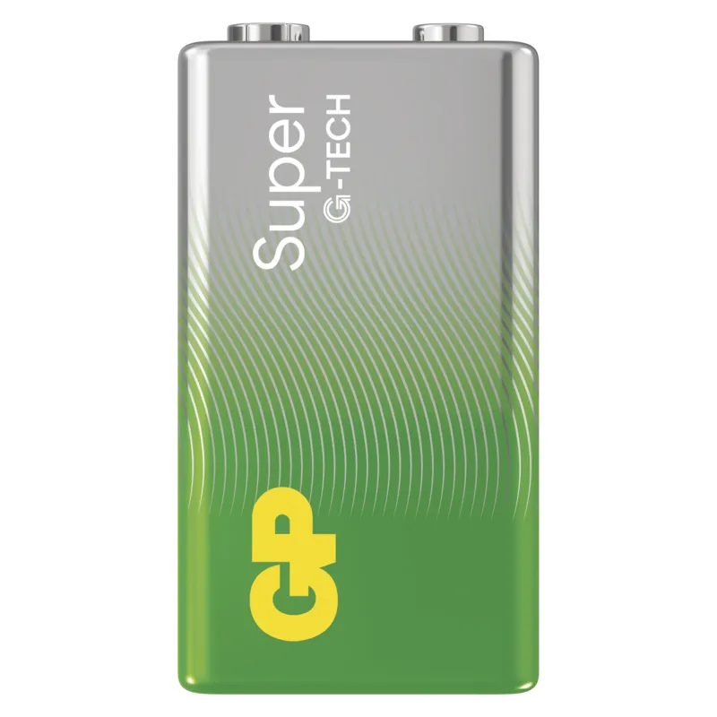 GP alkalická batéria SUPER 9V (6LF22) 1×1 ks, alkalická batéria