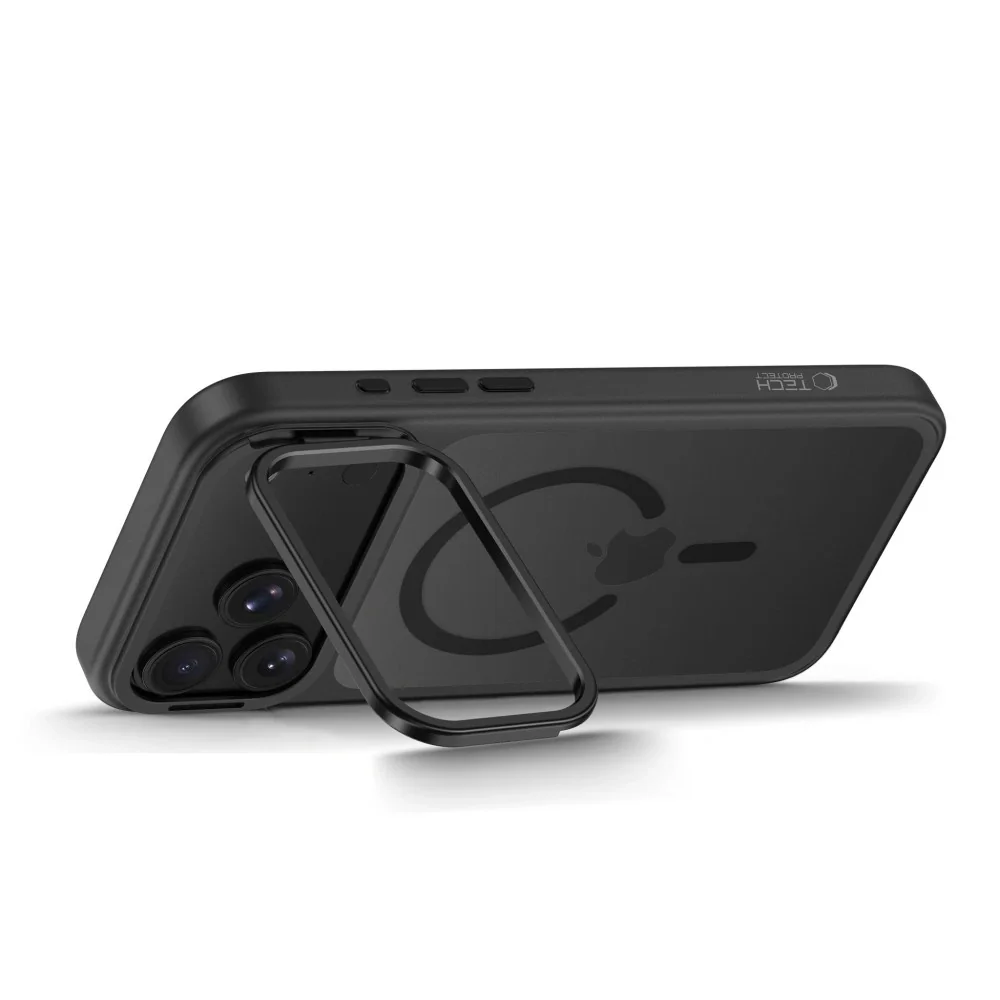 Tech-Protect MagStand MagSafe CC kryt na iPhone 17 Pro / 18 Pro, čierny