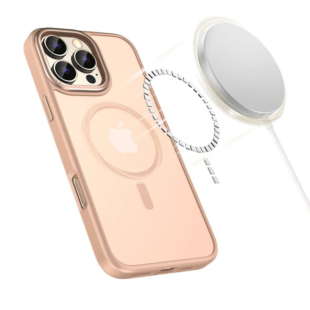 Tech-Protect MagEdge MagSafe kryt na iPhone 16 Pro, hnedé