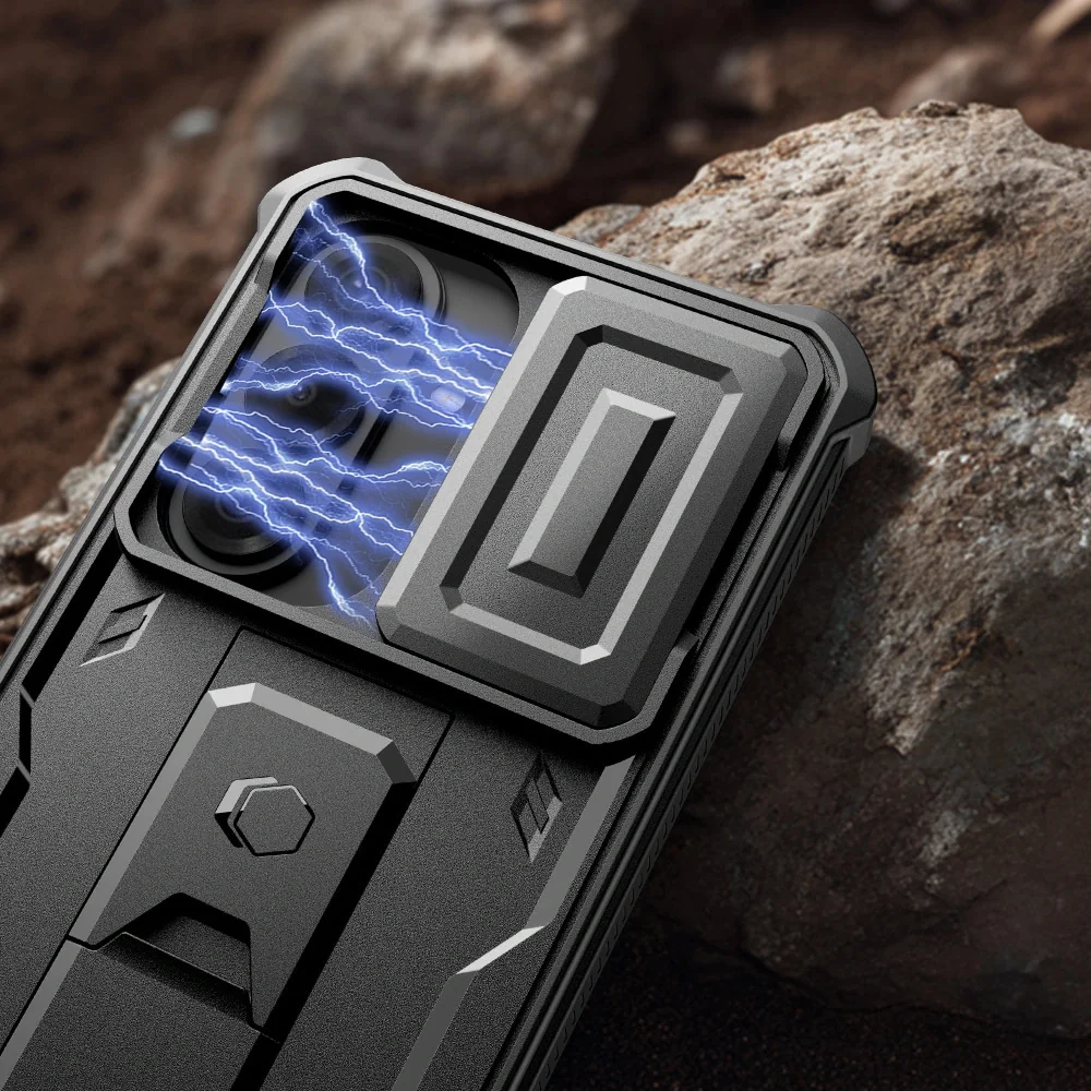 Tech-Protect Kevlar Cam kryt na Samsung Galaxy S26, čierny