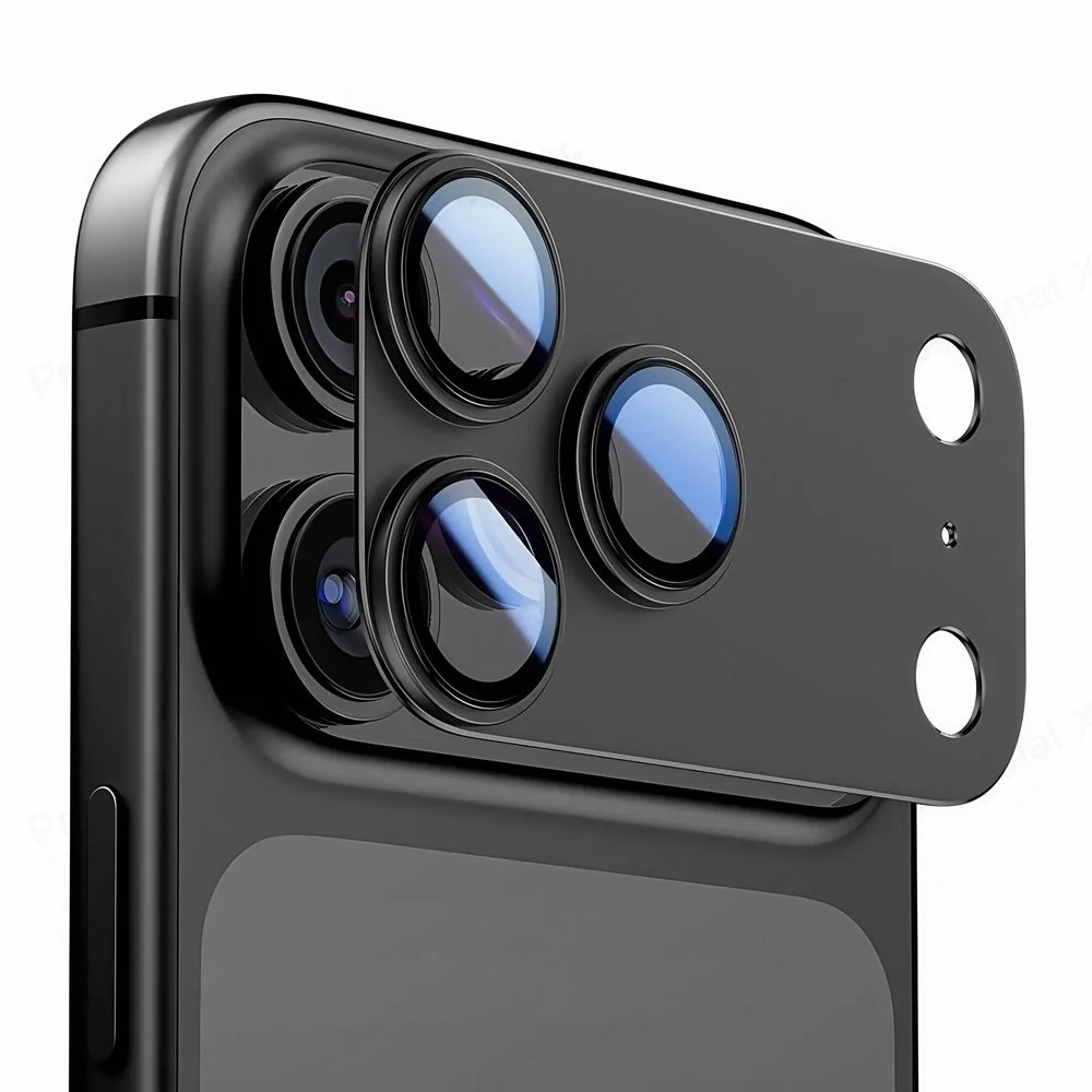 Tech-Protect CamFull Fit ochranné sklo na kameru na iPhone 17 Pro Max, modré modré