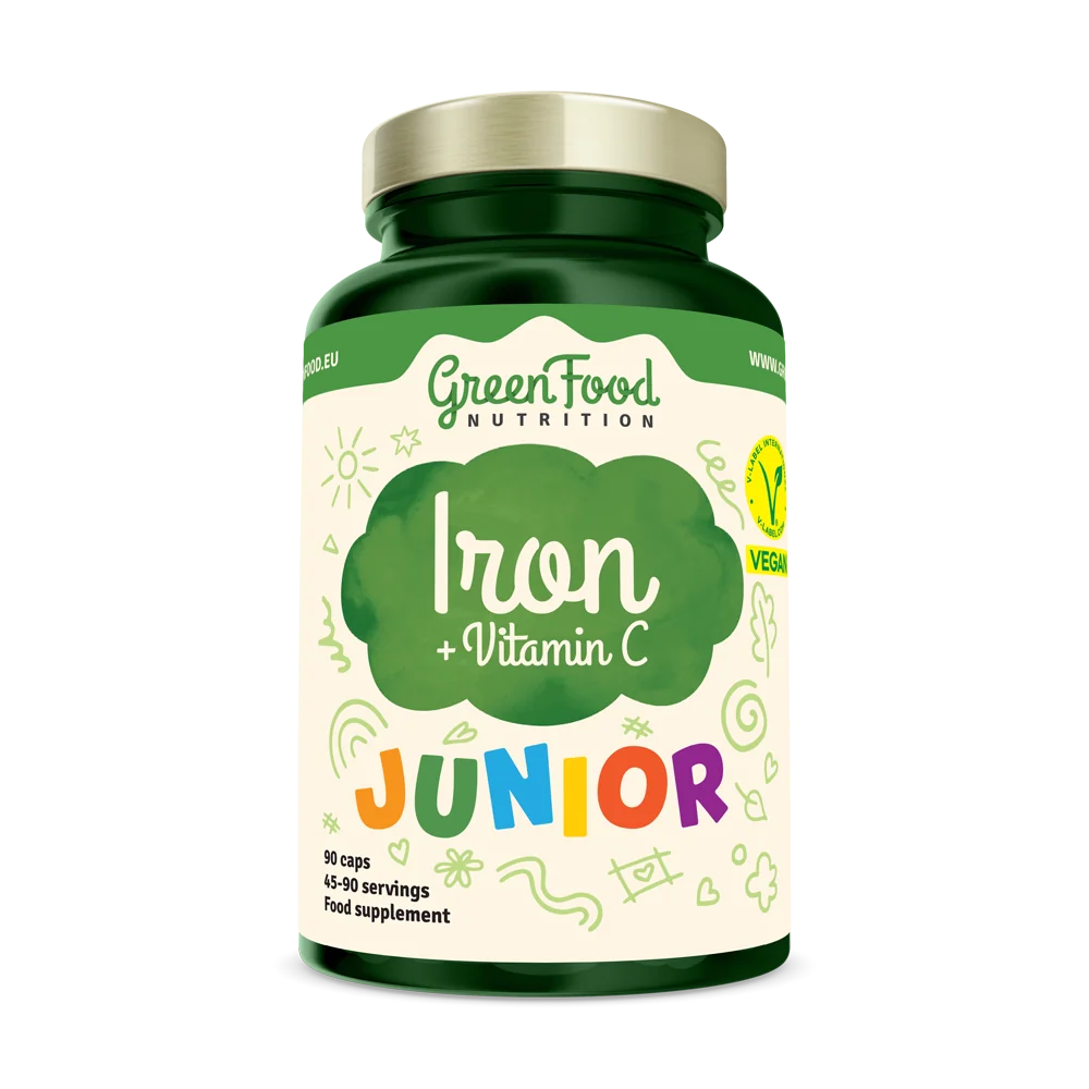 GREENFOOD NUTRITION Junior Iron+Vitamin C 90 cps