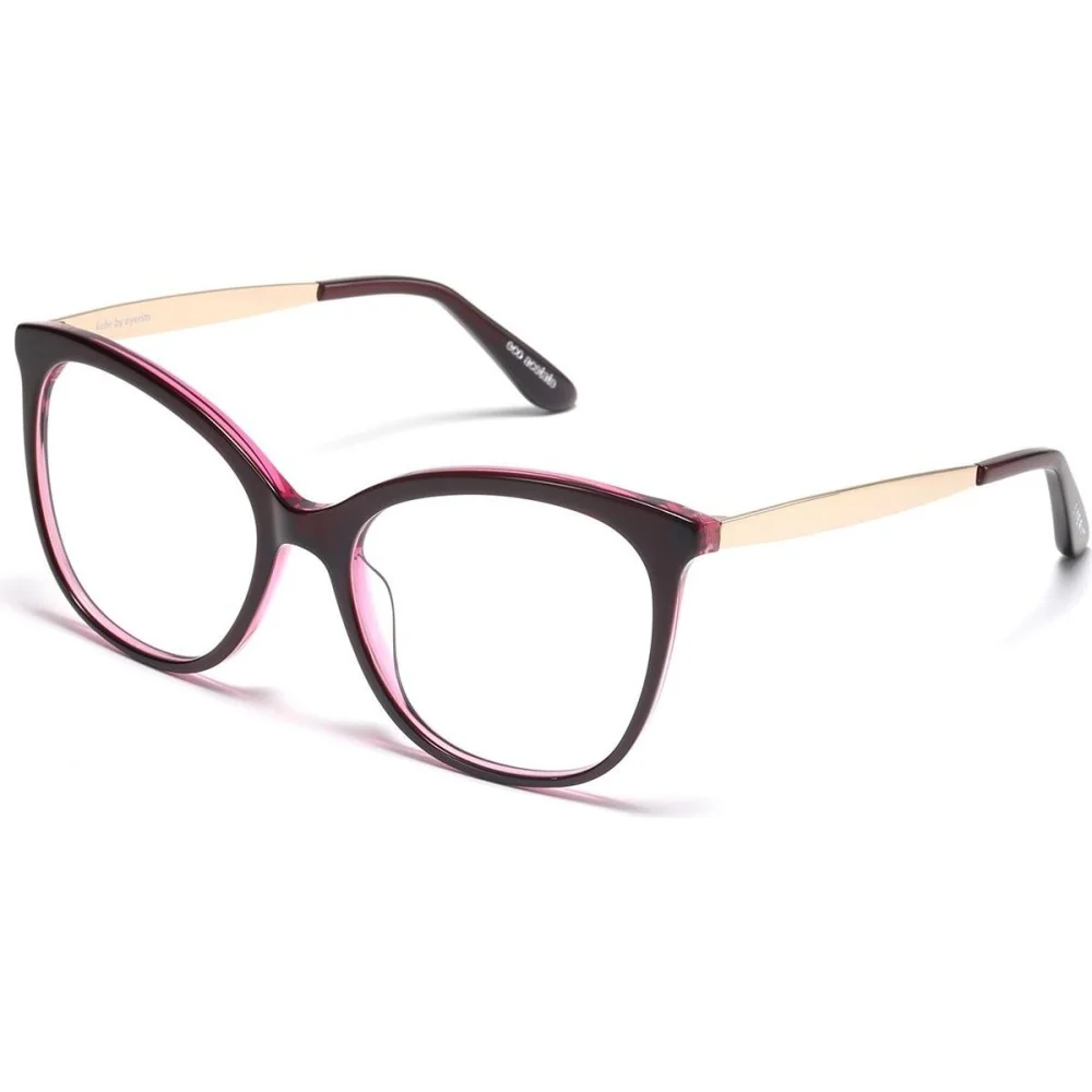 Kohe by eyerim Andrea Burgundy blue-light [non-prescription]