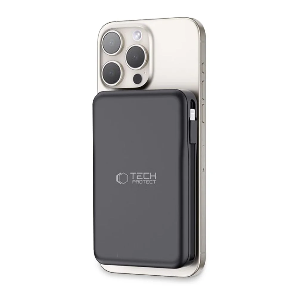 Tech-Protect PB31 LifeMag MagSafe Power Bank 10000mAh, čierne