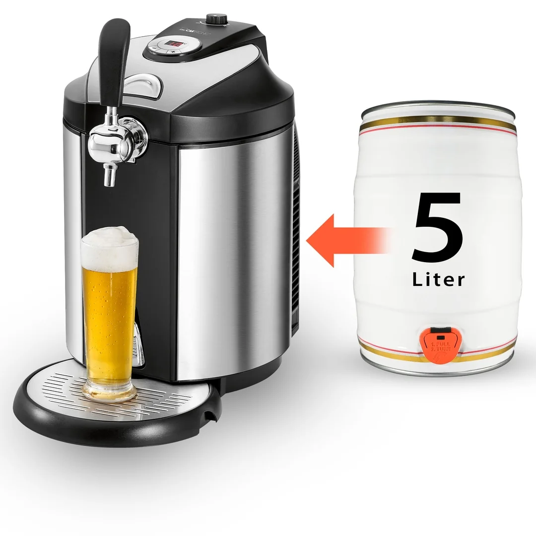 Clatronic BZ 3740 výčapné zariadenie na pivo, 5 l sudy, CO2 systém