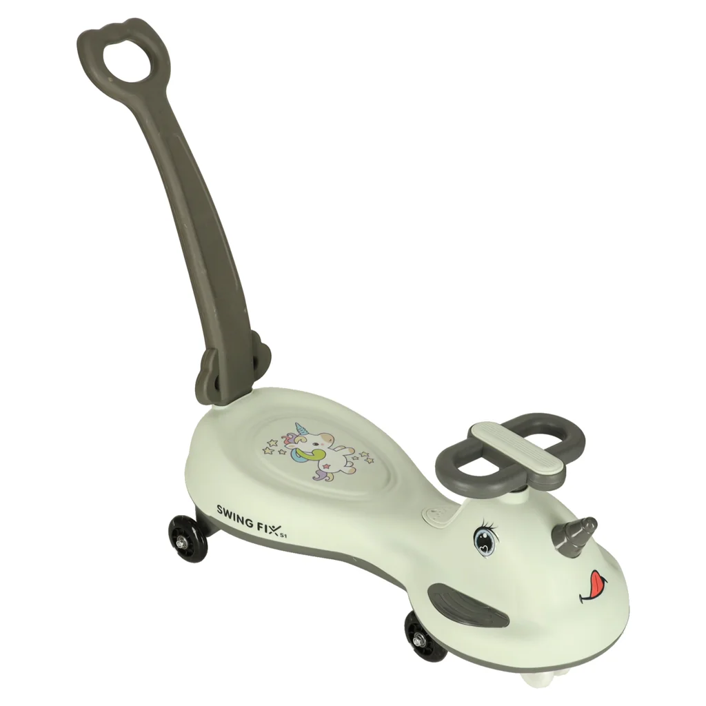 Gravitačné odrážadlo LED Swing FIX S1 s rúčkou sivé do 65 kg