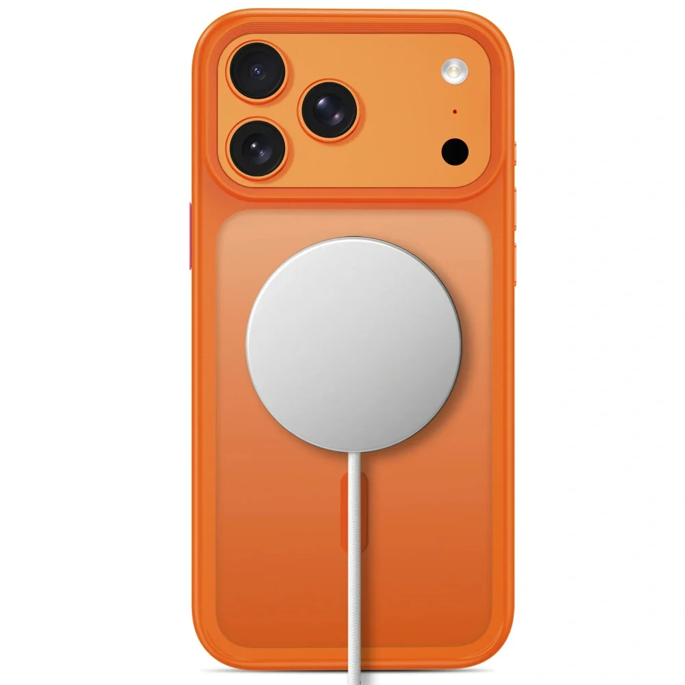 Tech-Protect MagMat MagSafe CC kryt na iPhone 17 Pro Max / 18 Pro Max, oranžový