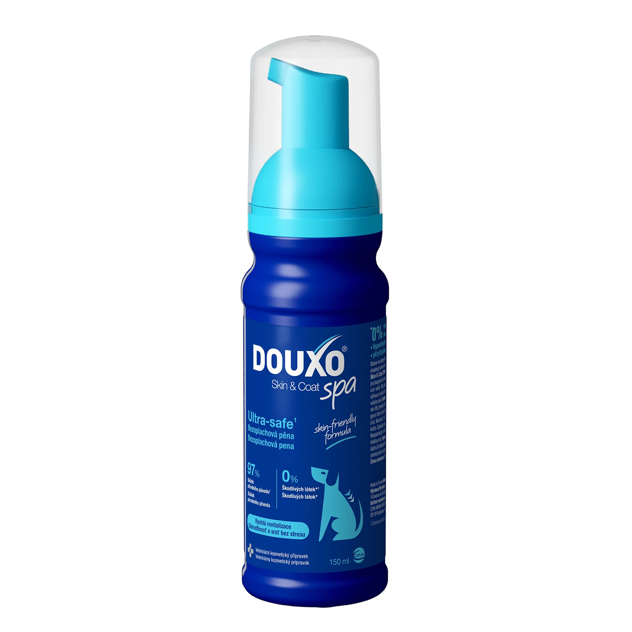 DOUXO® Skin & Coat SPA bezoplachová pena pre psy 150 ml