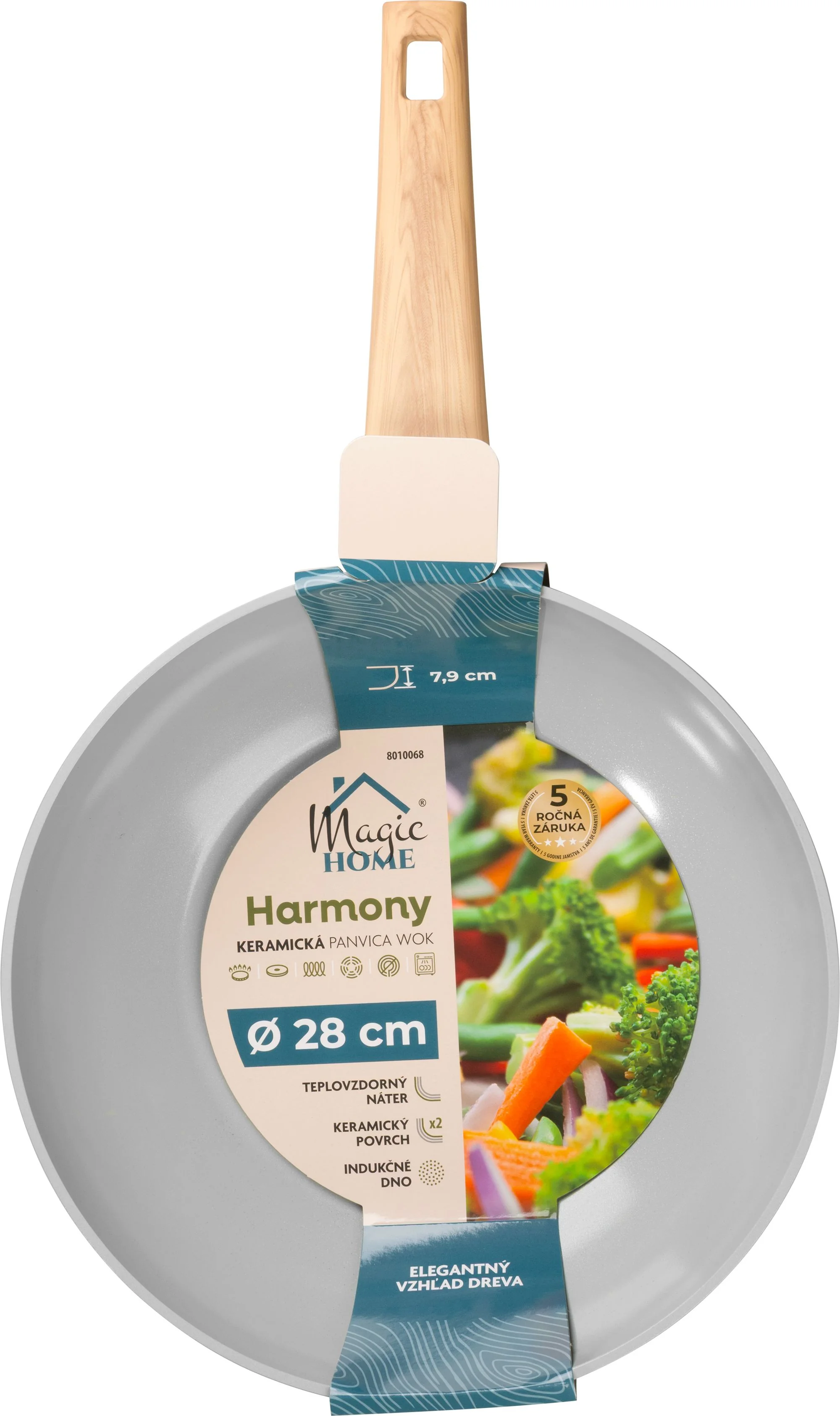MagicHome panvica Wok Harmony, 1 ks 28 cm
