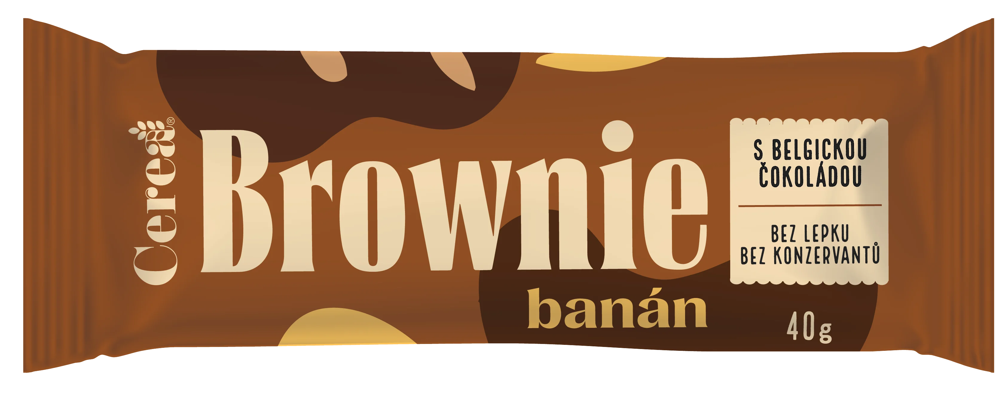 CEREA Brownie Banán 1×40g, tyčinka