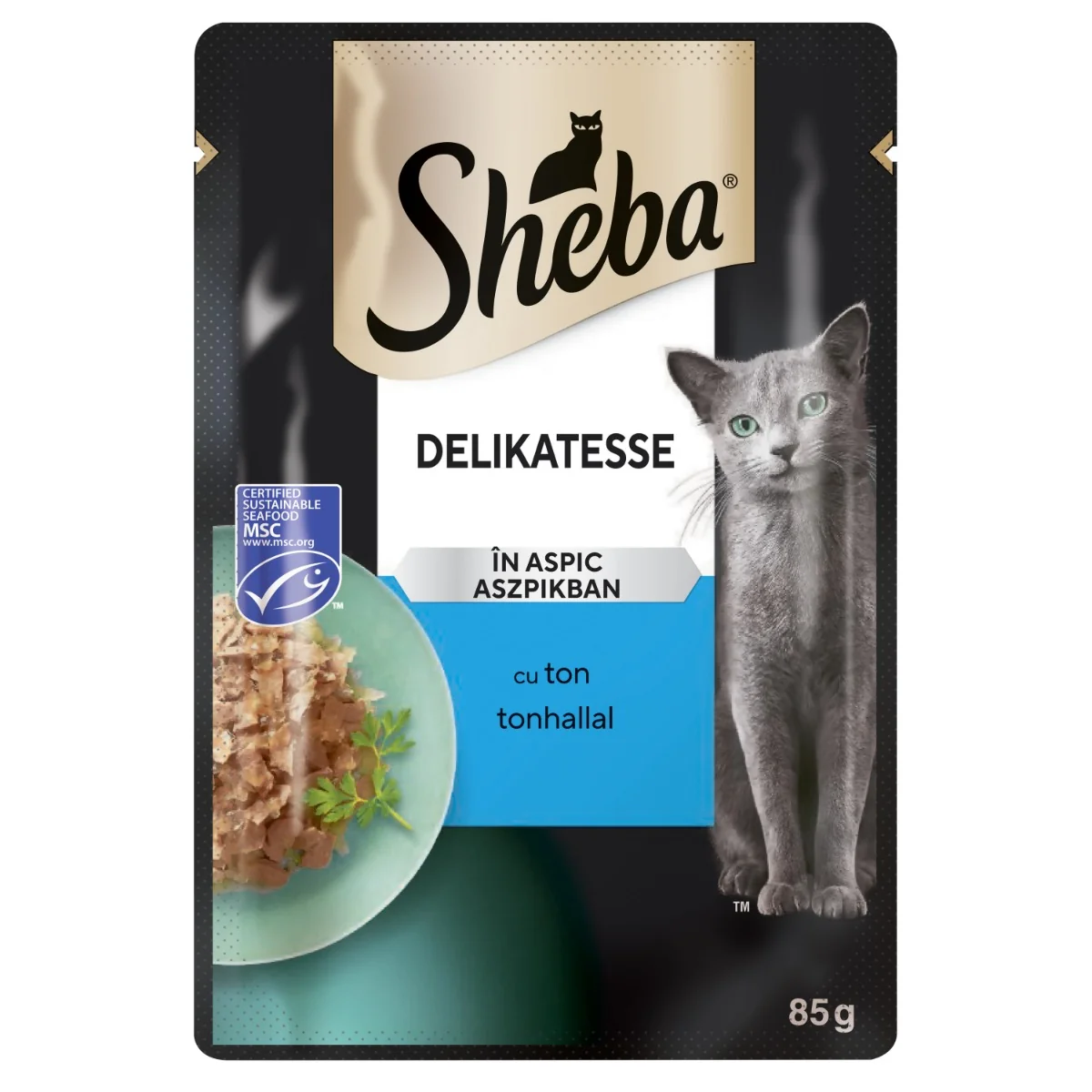 Sheba kapsička pre dospelé mačky 1×85 g, mačacie jedlo
