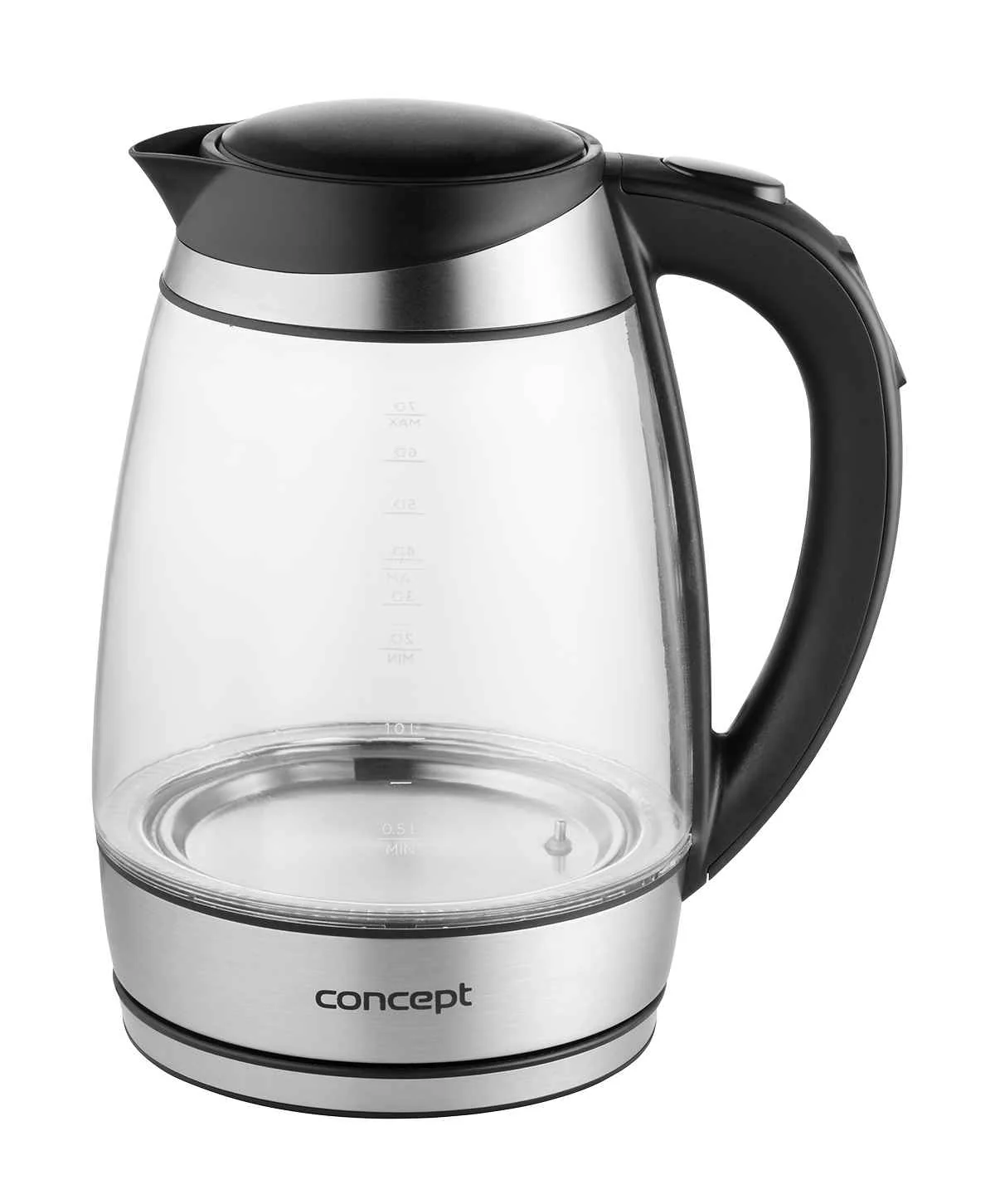 Concept RK4120 Rýchlovarná kanvica sklenená 1,7 l s nastavením teplôt 1×1 ks, rýchlovarná kanvica