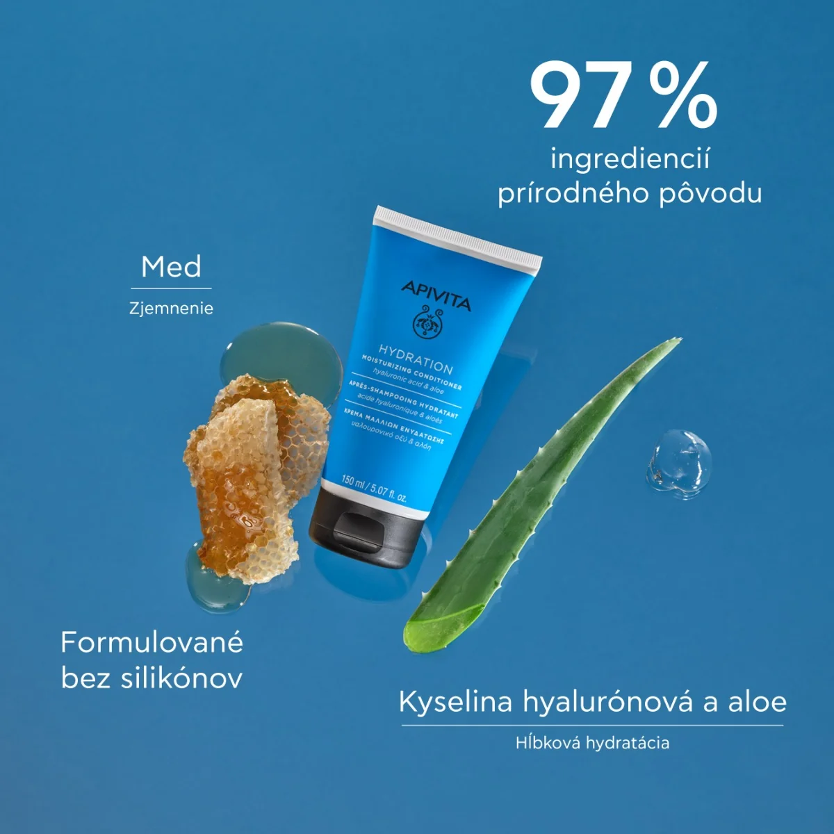 APIVITA Moisturizing Conditioner, 150ml 1×150 ml, hydratačný kondicionér