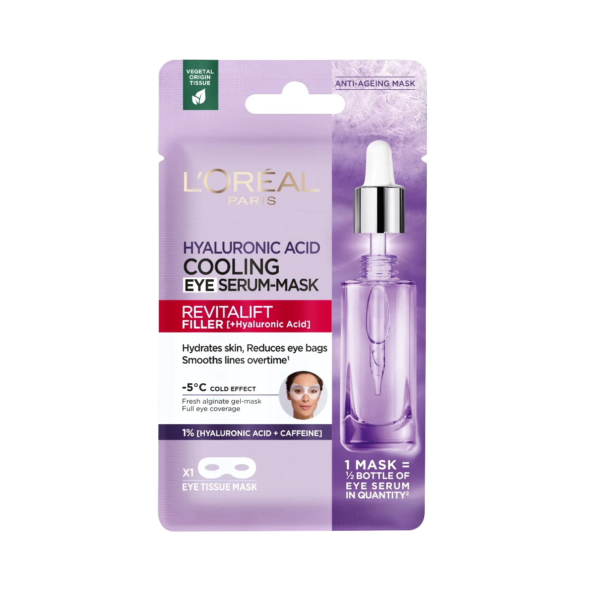 Loreal Revilafit Filler očná maska s chladivým efektom 1×11 g, očná maska