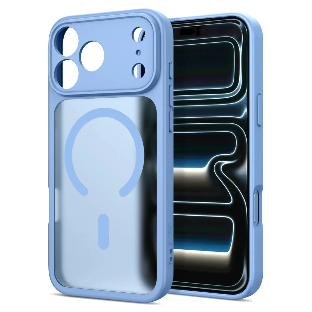 Tech-Protect BasicMag MagSafe kryt na iPhone 17 Pro Max / 18 Pro Max, svetlomodrý