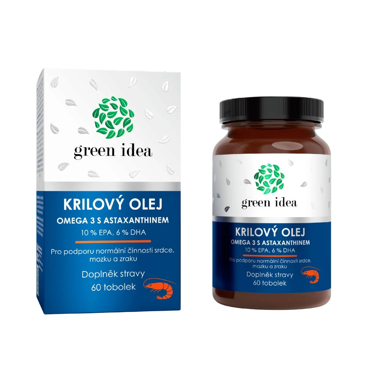 Krilový olej - kapsuly 60 ks - Green idea