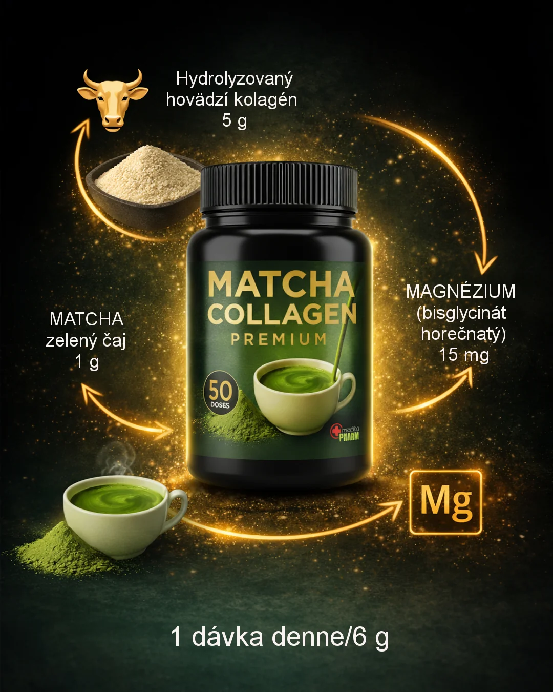 MATCHA COLLAGEN PREMIUM 300 g