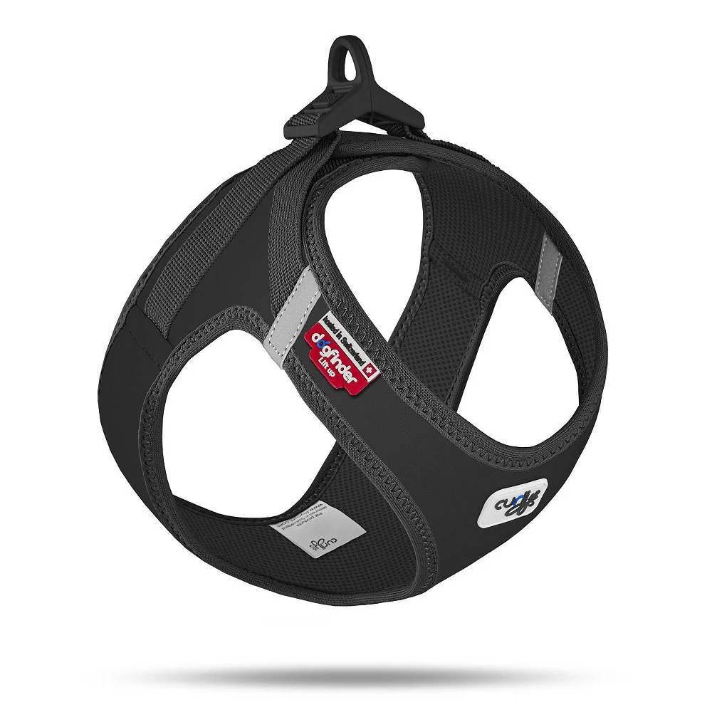 Postroj pre psov so sponou Softshell Black 3XS, 1,5-3 kg