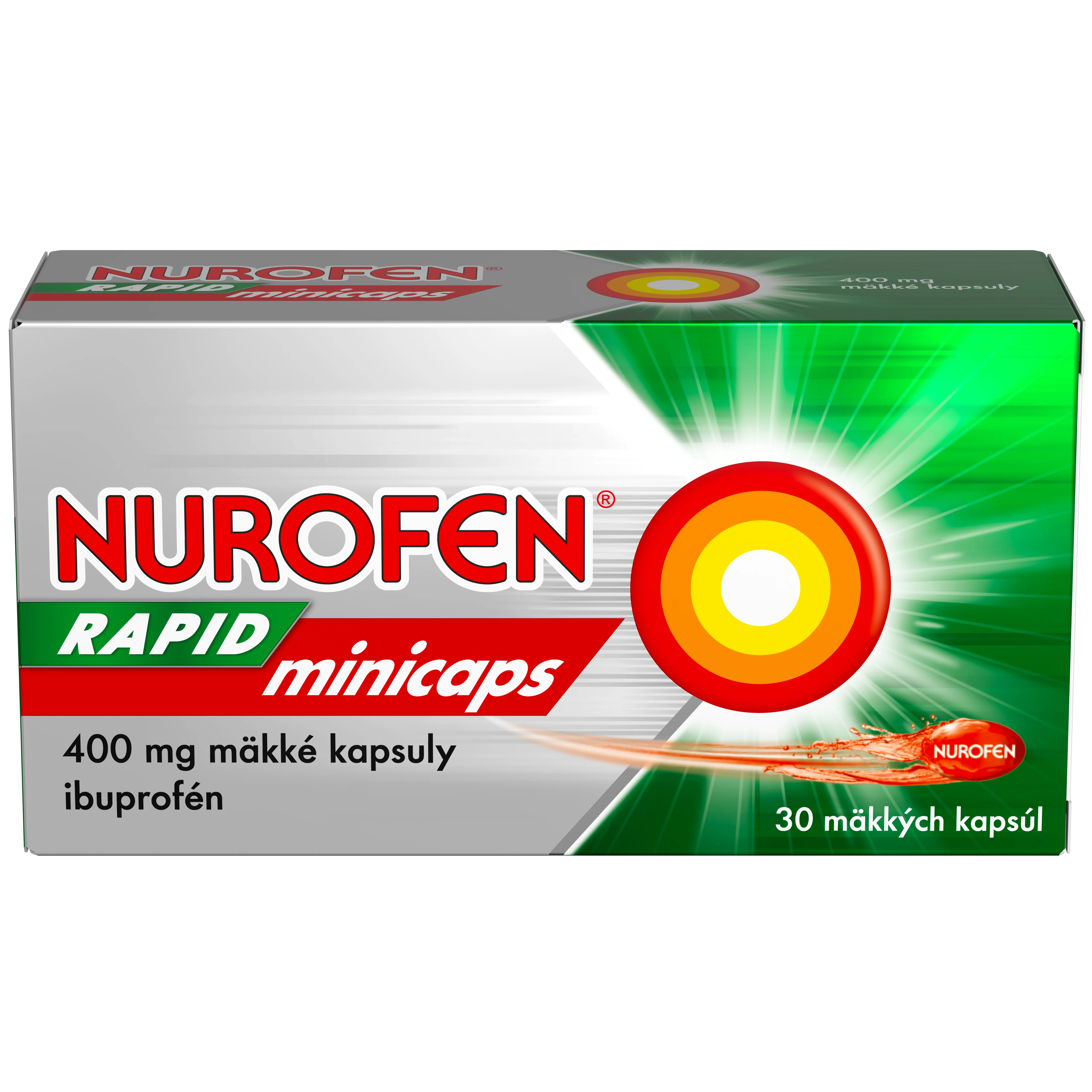 NUROFEN Rapid Minicaps 400 mg x 30 mäkkých kapsúl 30 cps