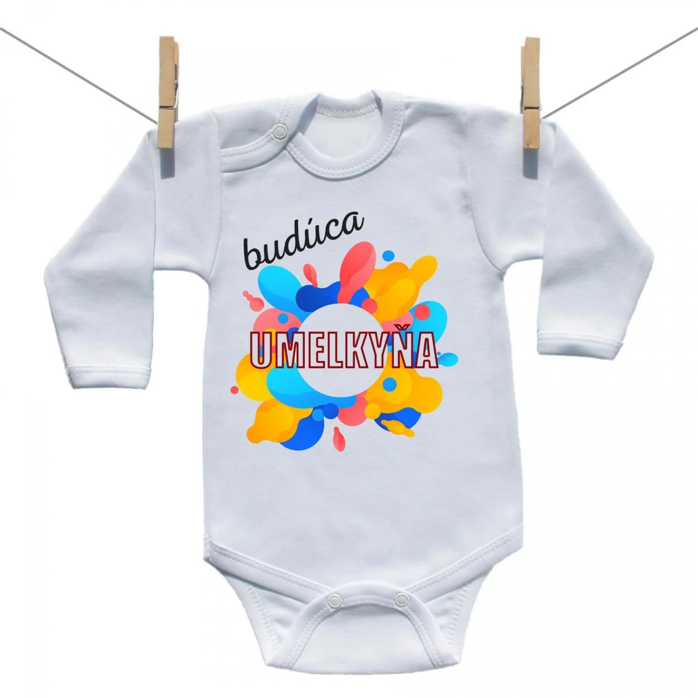 Boodyy Body s dlhým rukávom Budúca umelkyňa Veľkosť: 92