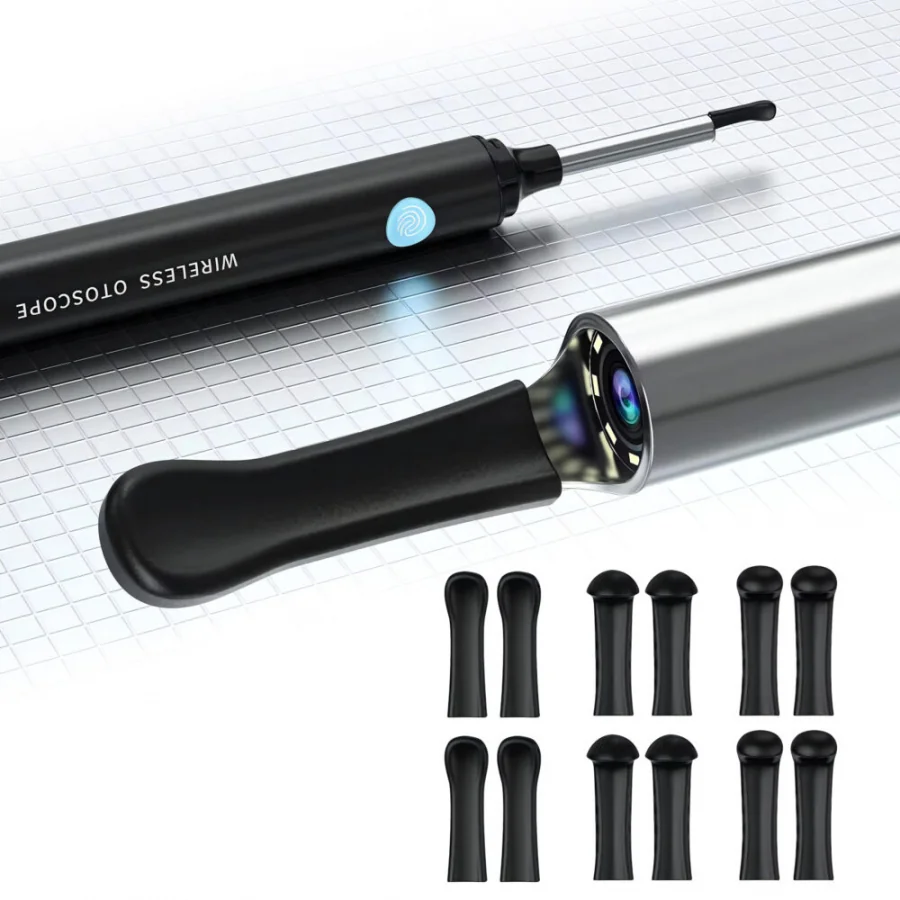 Otoskop s HD kamerou na čistenie uší s vyhrievaným hrotom, Earwax Removal