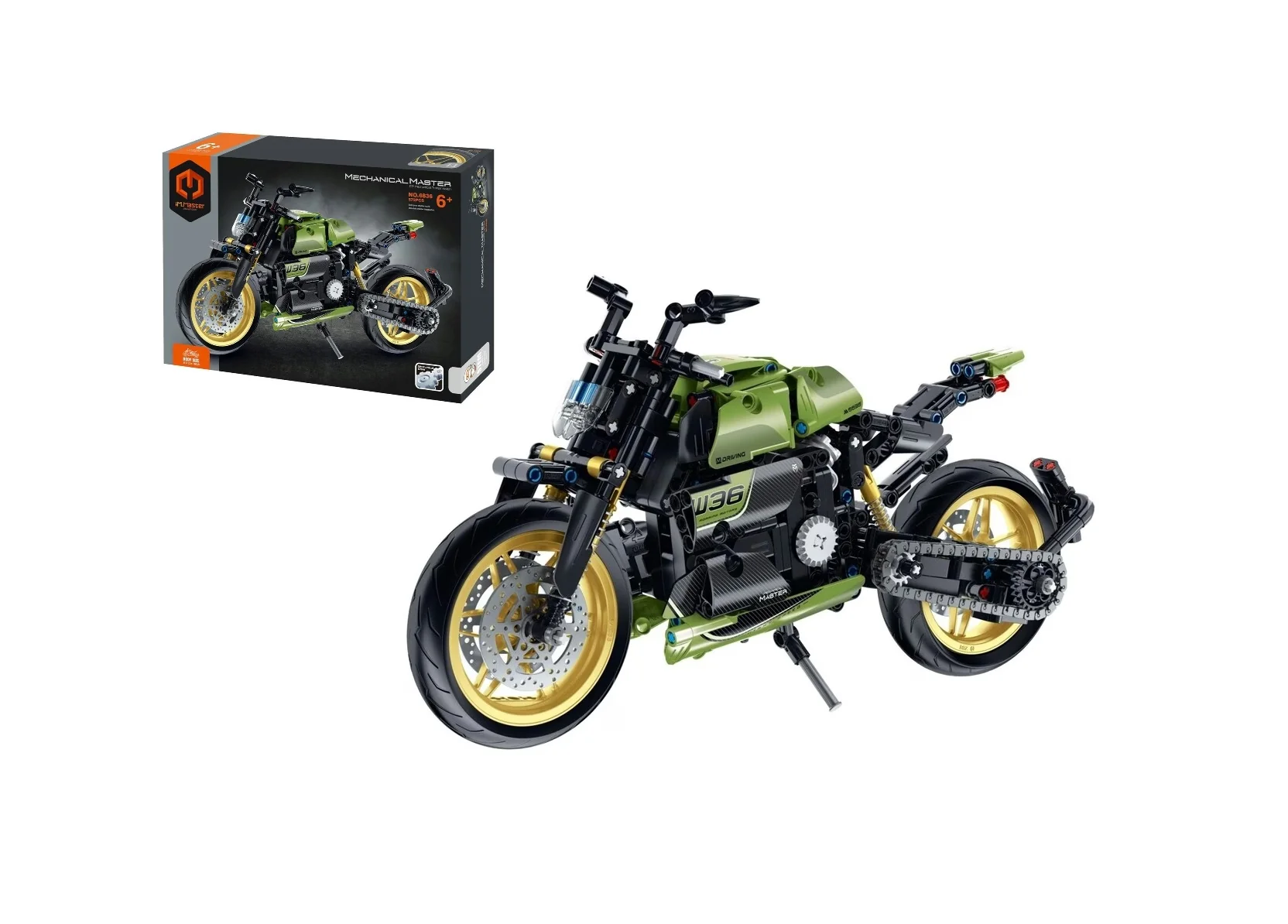 iM.Master motocykel mechanická stavebnica 572 dielikov